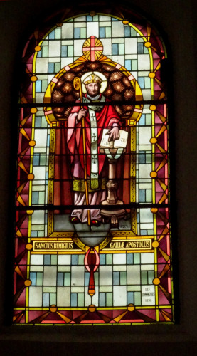 Vitrail de l'église de Prénovel, photo O. Pernot