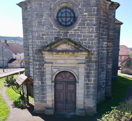 Portail de l'église de Provenchère, photo E. Rey