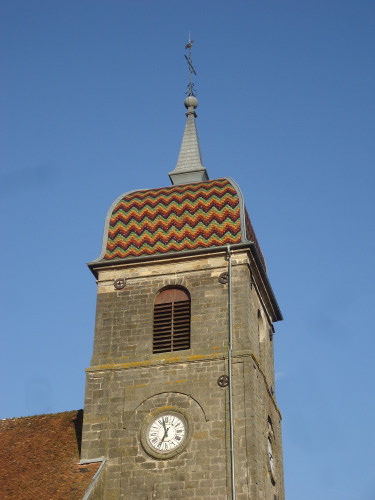 Clocher de Raincourt (70) photo E. Ozenne