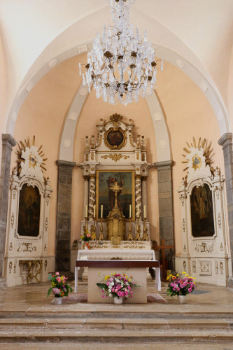 Le choeur de l'église de Rioz, photo C. Quillon