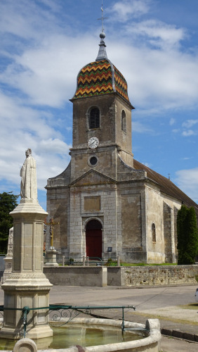 L'église de  Roche_et-Raucourt, photo O. Pernot