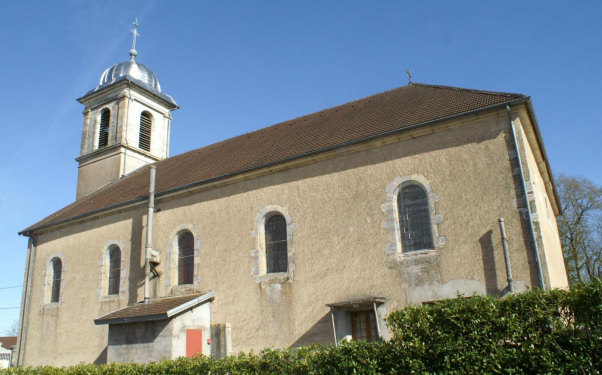 L'église de Roset-Fluans, photo J. Masset