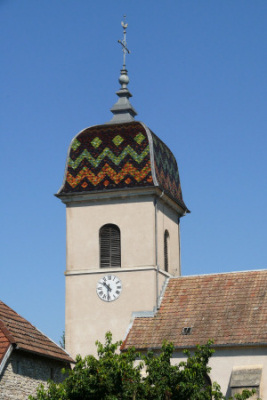 L'église de Saône, photo Y. Bessero