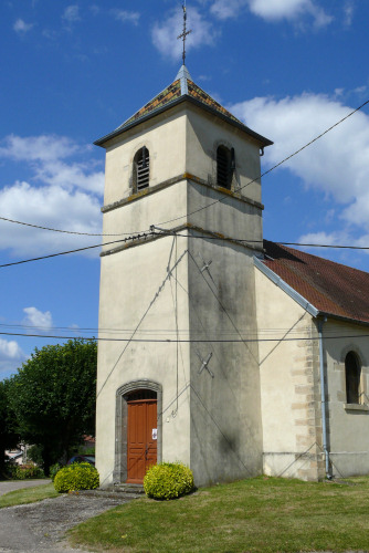 Clocher de Saponcourt, photo Y. Bessero