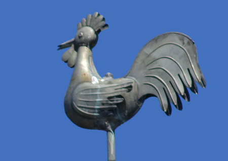 Coq de l'église de Sarrageois, photo O. Pernot