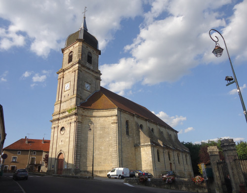 L'église de Scey-sur-Saône, photo E. Ozenne