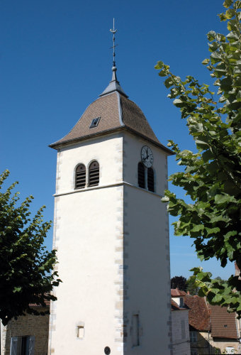 Clocher de Sellières, photo M. Morlin