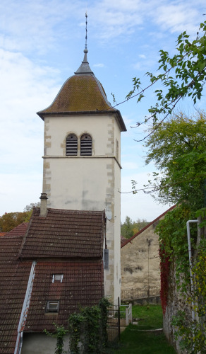 Le clocher de Sellières, photo O. Pernot