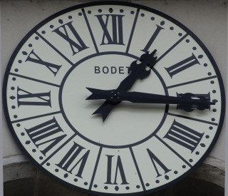 Horloge du clocher de Sellières, photo O. Pernot