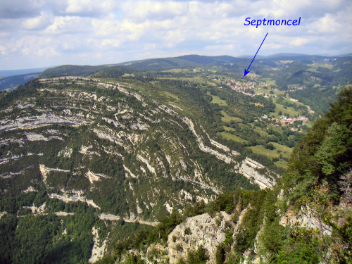 Le site de Septmoncel, photo O. Pernot