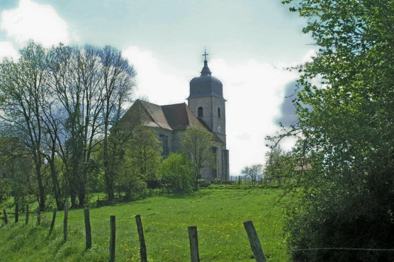 L'église de Servin, photo J. Masset