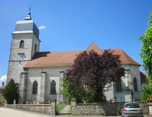 L'église de Servin, photo J. Masset