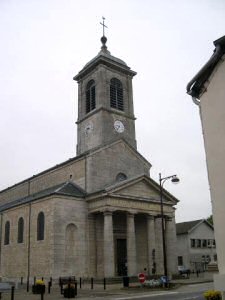 L'église de Saint Aubin, photo B. Mougey