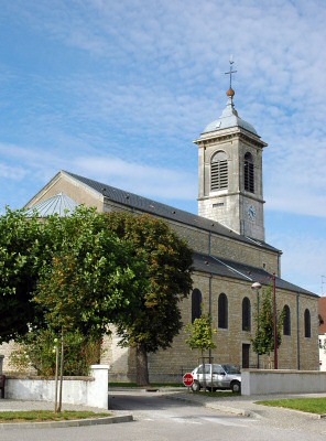L'église de Saint Aubin, photo M. Morlin