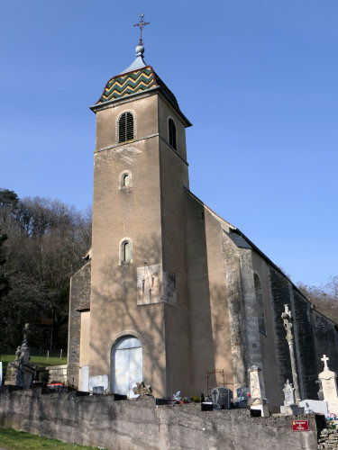 Eglise de Saint-Julien-lès-Morey, photo Y. Bessero