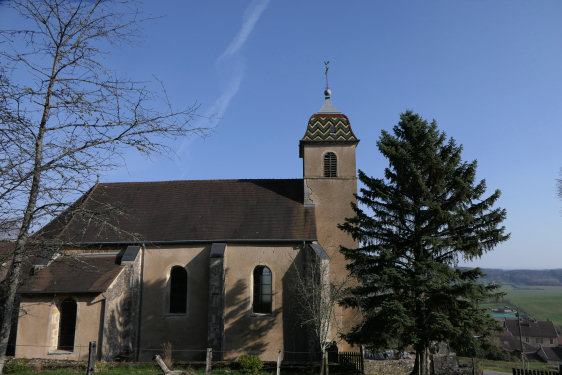 Eglise de Saint-Julien-lès-Morey, photo Y. Bessero