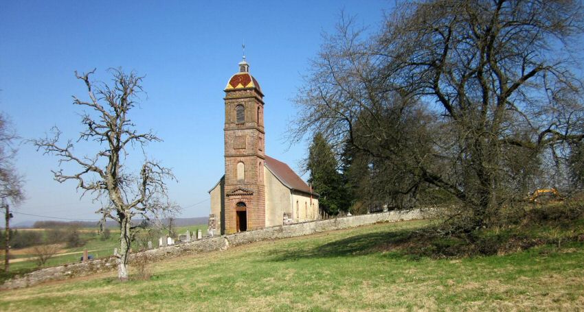 Le temple de St Julien lès Montbéliard, photo J. Masset