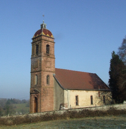 Le temple de Saint-Julien-lès-Montbéliard, photo M. Taland