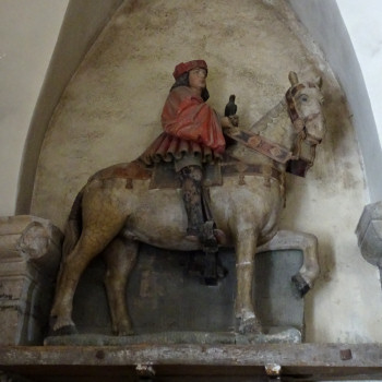 Statue de saint Julien, photo O. Pernot
