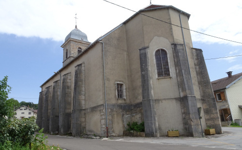 L'église de Saint Maurice-Crillat, photo M. O. Pernot