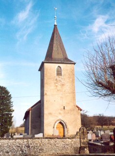Le temple de Saint-Maurice-Colombier, photo C. Briot