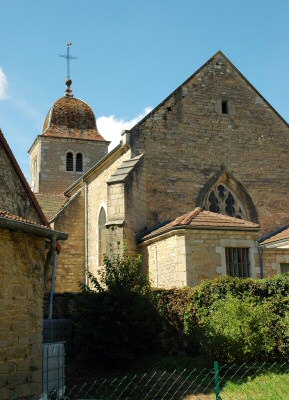 L'église de Sainte-Agnès, photo M. Morlin