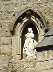 Statue de Sainte Agnès, photo M. Morlin