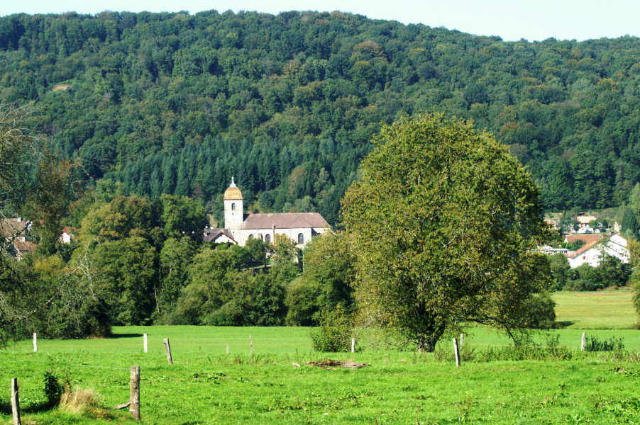 Le site de Sainte-Marie-en-Chanois, photo J.Masset