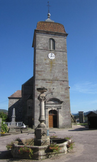 Eglise de Sainte-Marie-en-Chanois, photo J. Masset
