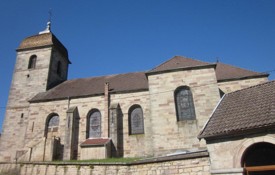 Eglise de Sainte-Marie-en-Chanois, photo J. Masset