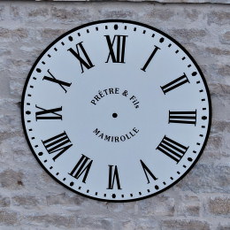 L'horloge de Surmont sans aiguille, photo E. Rey