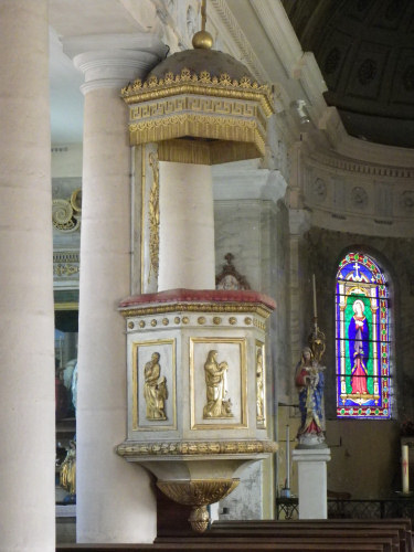 Chaire de l'église de Theuley, photo D. Bion