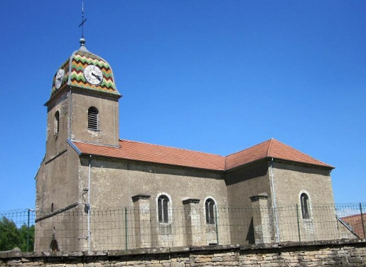 L'église d'Uzelle, photo J. Masset