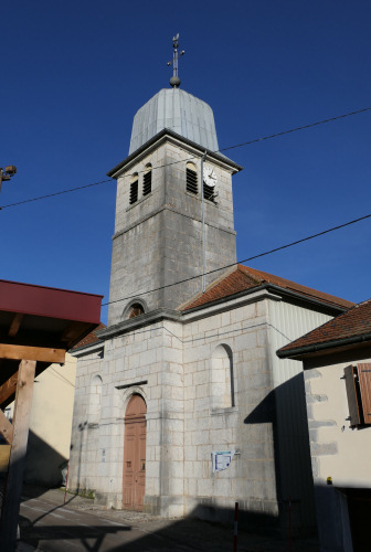 Eglise de Valfin-lès-Saint-Claude, photo Y. Bessero