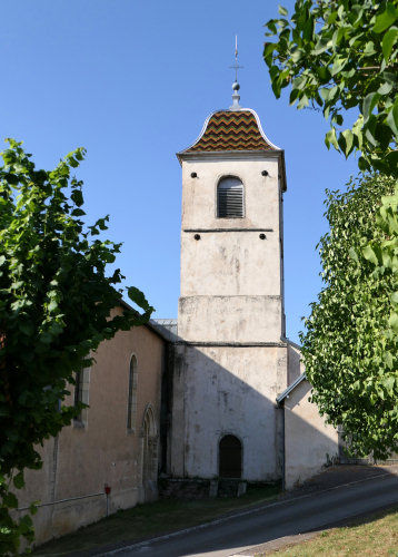 L'église de Velle-le-Châtel, photo Y Bessero