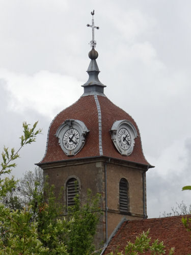 Clocher de Vellechevreux-et-Courbenans, photo O. Pernot
