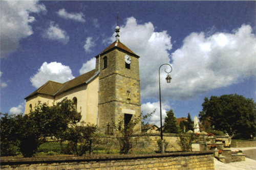 L'église de Vellefrie, photo J. Menneret
