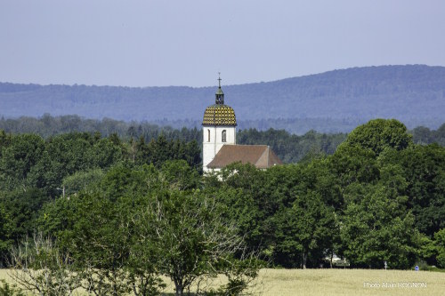L'église de Vercel-Villedieu-le-Camp, photo A. Rognon