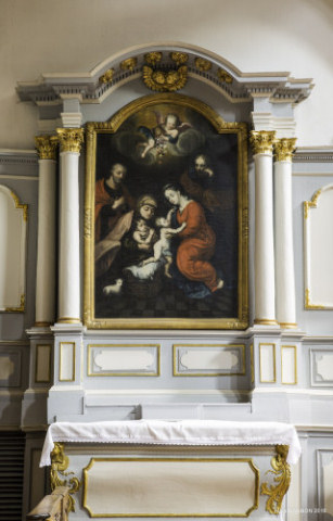 Chaire de l'église  de Vercel-Villedieu-le-Camp, photo A. Rognon