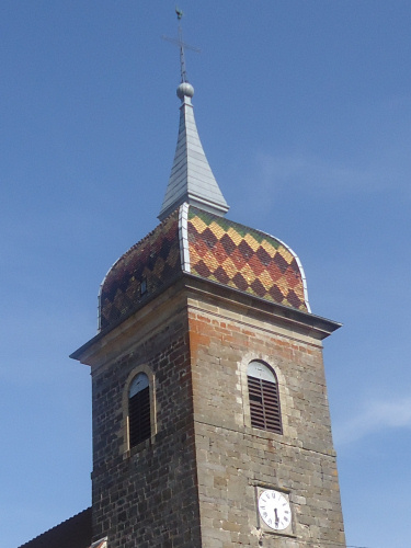 Clocher de Vernois-sur-Mance, photo E. Ozenne