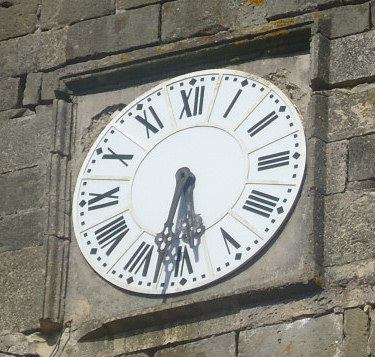 Horloge du clocher de Vernois-sur-Mance, photo E. Ozenne