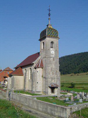 L'église des Verrières-de-Joux, photo M. Morlin