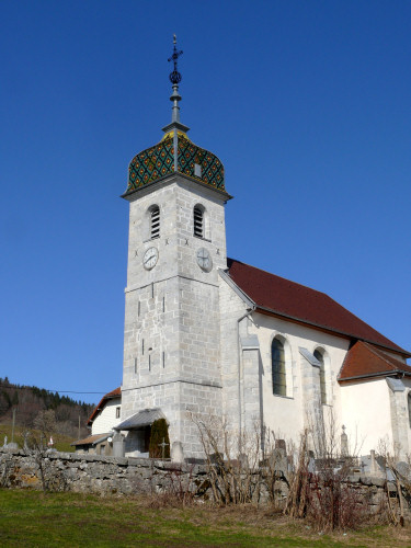 L'église de Verrières-de-Joux, photo Y. Bessero