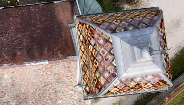 Clocher de l'église de Vieilley, photo E. Rey