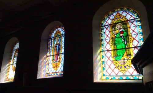 Vitraux de l'église de Villedieu-lès-Mouthe, photo O. Pernot