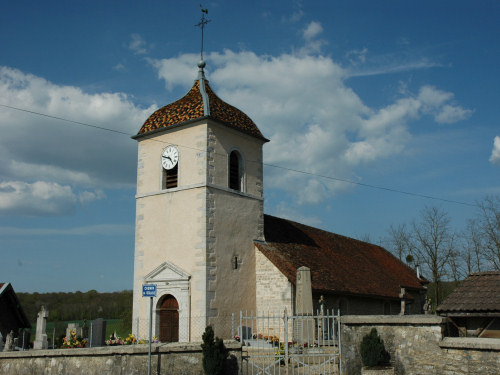 L'église de Villeneuve d'Aval, photo M. Morlin
