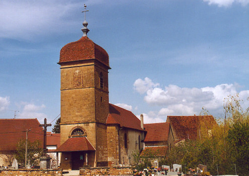 L'église de Villette-lès-Arbois, photo M. Morlin