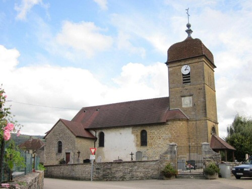L'église de  Villette-lès-Arbois, photo J. Masset