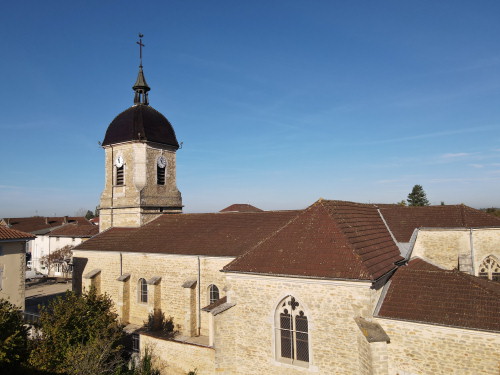 L'église de Viriat, photo E. Rey
