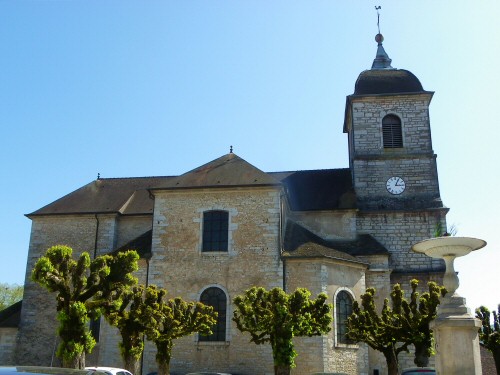 L'église de Voray-sur-l'Ognon, photo D. Bion